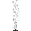 Straluma Vloerlamp Gio zwart + bolglas helder> Vloerlampen|LED Vloerlampen