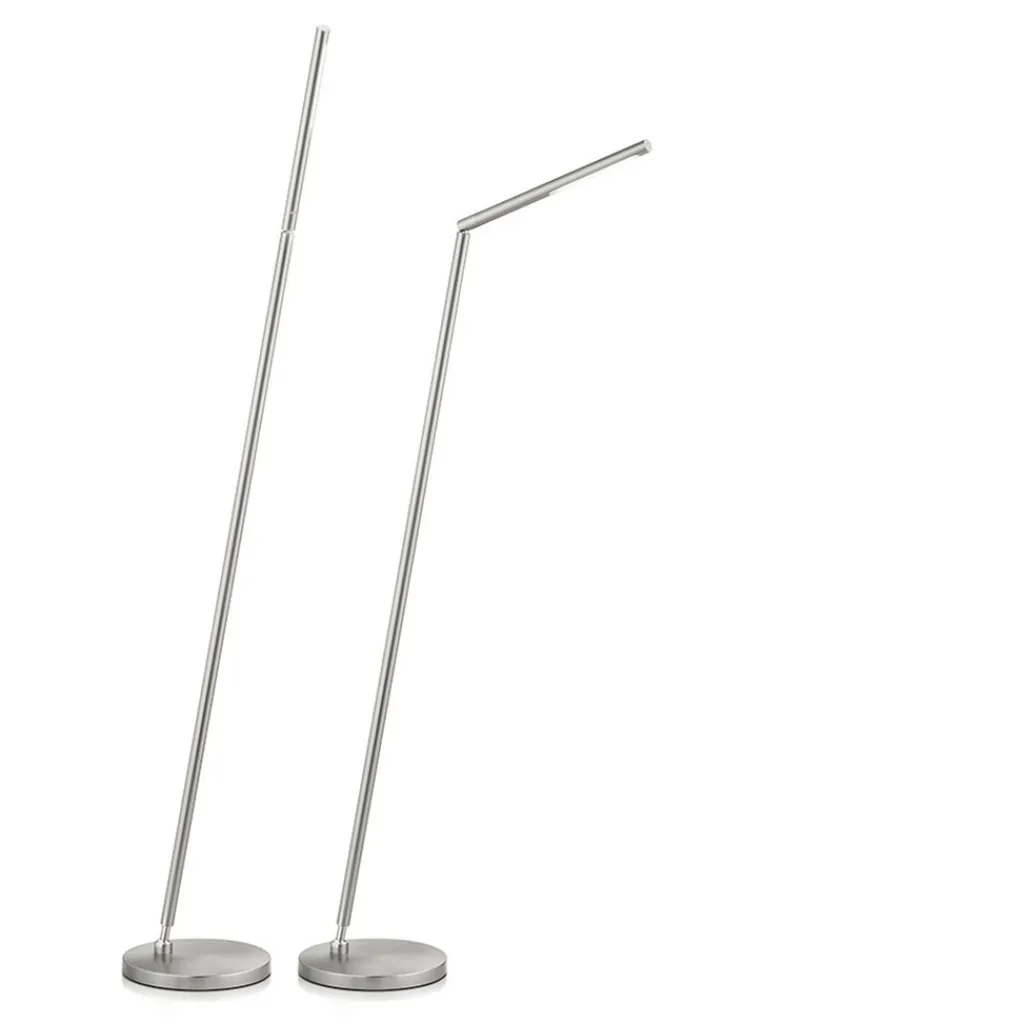 Straluma Vloerlamp mat nikkel LED verstelbaar> Vloerlampen|Leeslampen