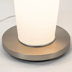 Straluma Vloerlamp Terra nikkel/wit glas dtw><noscript><img width=