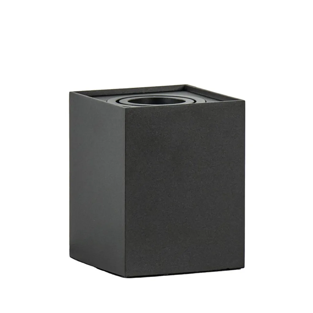 Straluma Vloerspot Rebel vierkant 12.5cm zwart> Woonkamerlampen|Slaapkamerlampen