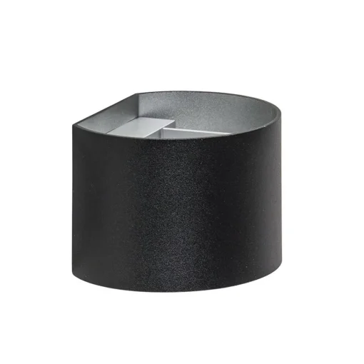 Straluma Wandlamp afgerond zwart/grijs stelklep g9> Halverlichting|Wandlampen
