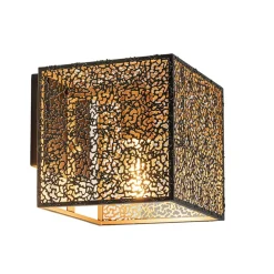 Straluma Wandlamp Avola zwart/goud> Wandlampen|Scandinavische Verlichting