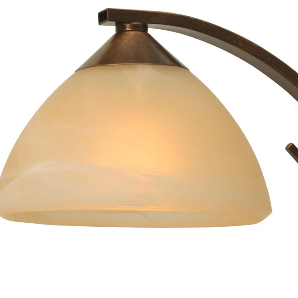 Straluma Wandlamp Bolzano smeedijzer brons> Bedlampjes|Woonkamerlampen