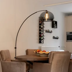 Straluma Wandlamp boog met smoke plexibol kap><noscript><img width=