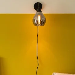 Straluma Wandlamp Cambio zwart + smoke glas><noscript><img width=