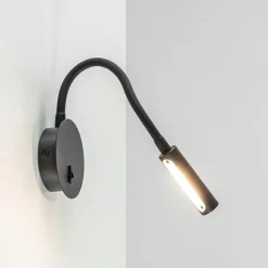 Straluma Wandlamp Flex zwart met schakelaar><noscript><img width=