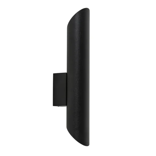 Straluma Wandlamp koker smal up+down zwart> Woonkamerlampen|Slaapkamerlampen
