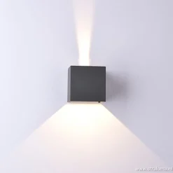 Straluma Wandlamp kubus buiten antraciet IP54><noscript><img width=