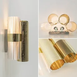 Straluma Wandlamp La Lollo goud><noscript><img width=