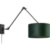 Straluma Wandlamp Prestige Chic zwart/kap groen> Schemerlampen|Woonkamerlampen