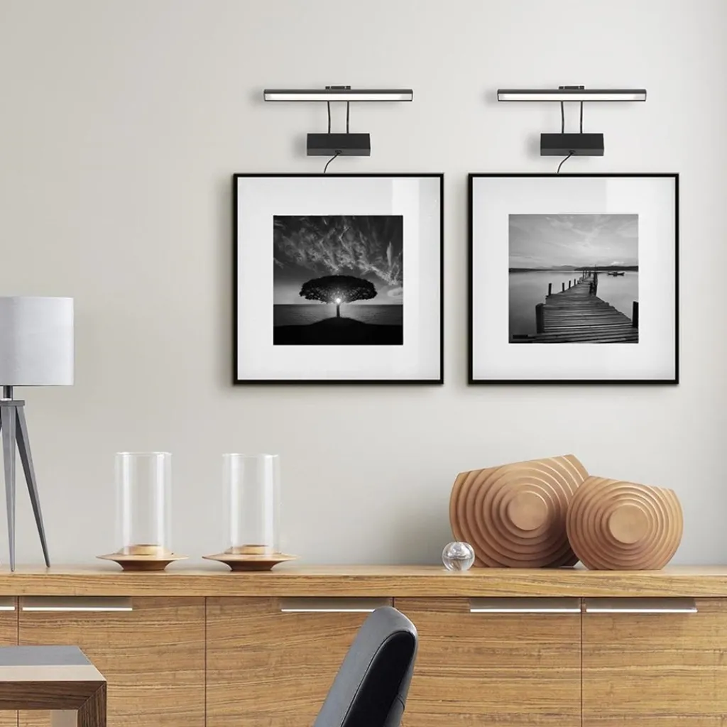 Straluma Wandlamp schilderij zwart inclusief dimbaar LED> Wandlampen|Kantoorverlichting