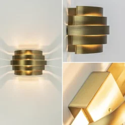 Straluma Wandlamp Scudo brass 20cm><noscript><img width=