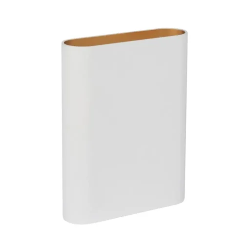 Straluma Wandlamp wit/goud ovaal dimbaar> Wandlampen|Halverlichting