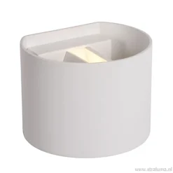 Straluma Wandlamp Xio wit afgerond incl. led g9><noscript><img width=