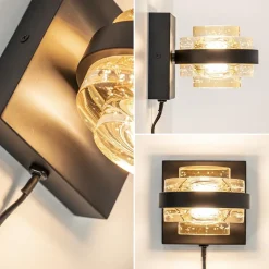 Straluma Wandlamp zwart/amber><noscript><img width=