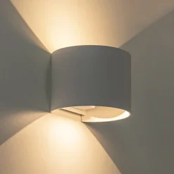 Straluma Witte LED Buitenlamp IP54 afgerond wit><noscript><img width=
