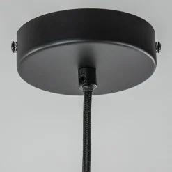 Straluma Zwart metalen hanglamp bol 30 cm><noscript><img width=