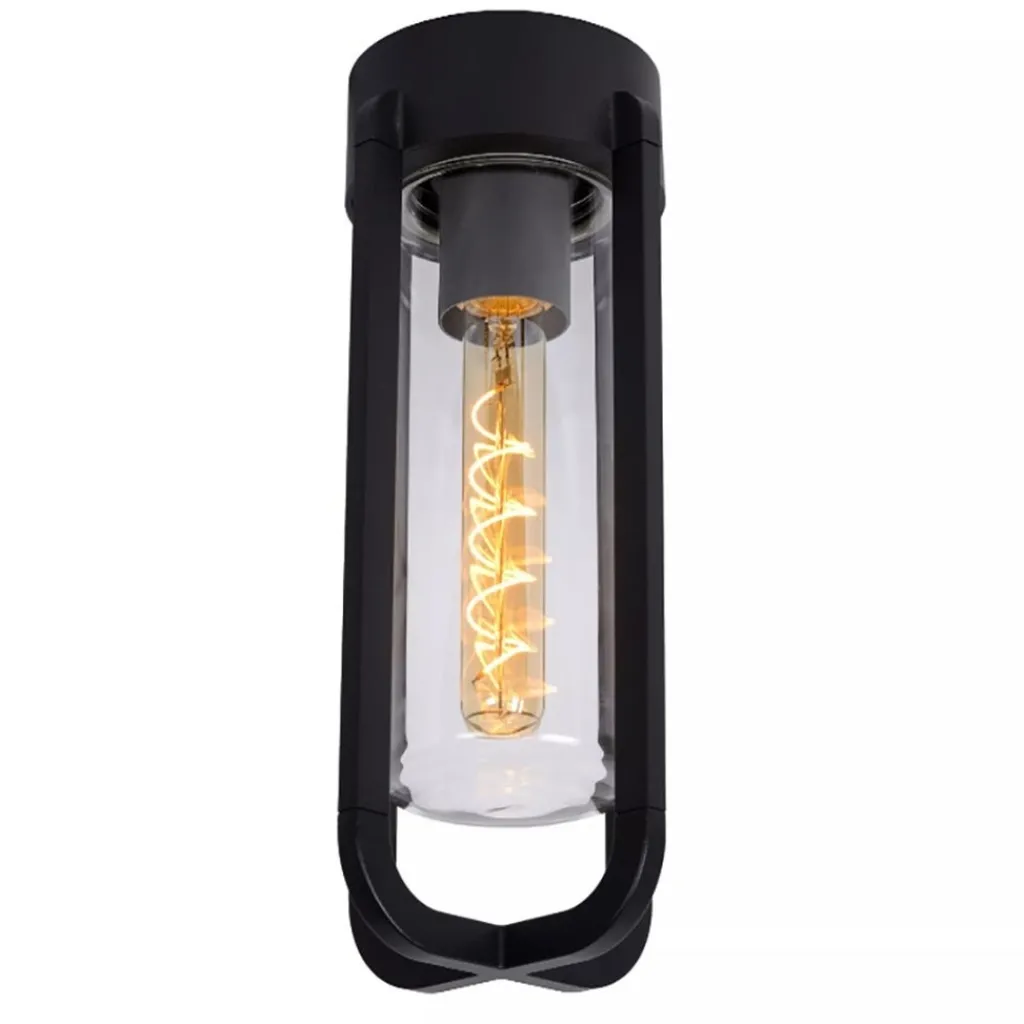 Straluma Zwarte buitenlamp plafond IP44> Plafondlampen|Buitenlampen