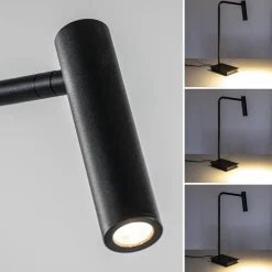 Straluma Zwarte bureaulamp met dimbaar LED verstelbaar><noscript><img width=