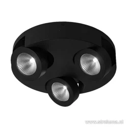 Straluma Zwarte design plafondlamp LED><noscript><img width=