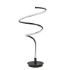 Straluma Zwarte LED tafellamp met touchdimmer> Tafellampen|Nachtkastlampen