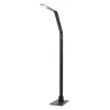 Straluma Zwarte led vloerlamp met touchdimmer> Vloerlampen|Leeslampen