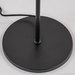 Straluma Zwarte vloerlamp met smoke glazen kap><noscript><img width=