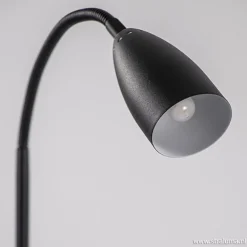Straluma Zwarte vloer/leeslamp touch dimbaar><noscript><img width=